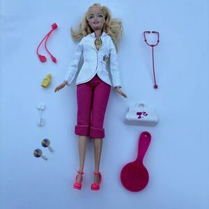 2009 I Can Be Series Kid Doctor Barbie Mattel Career Pediatrician Medicine